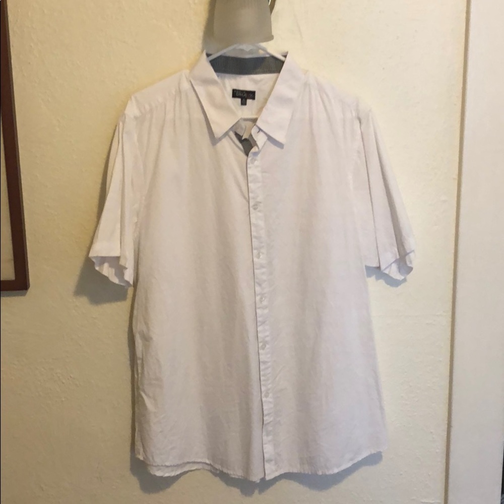 White casual button up